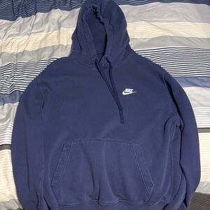 Nike Men's Navy Pullover Hoodie